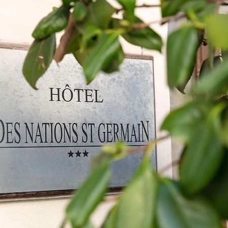 Hotel Des Nations Saint Germain Париж Екстериор снимка