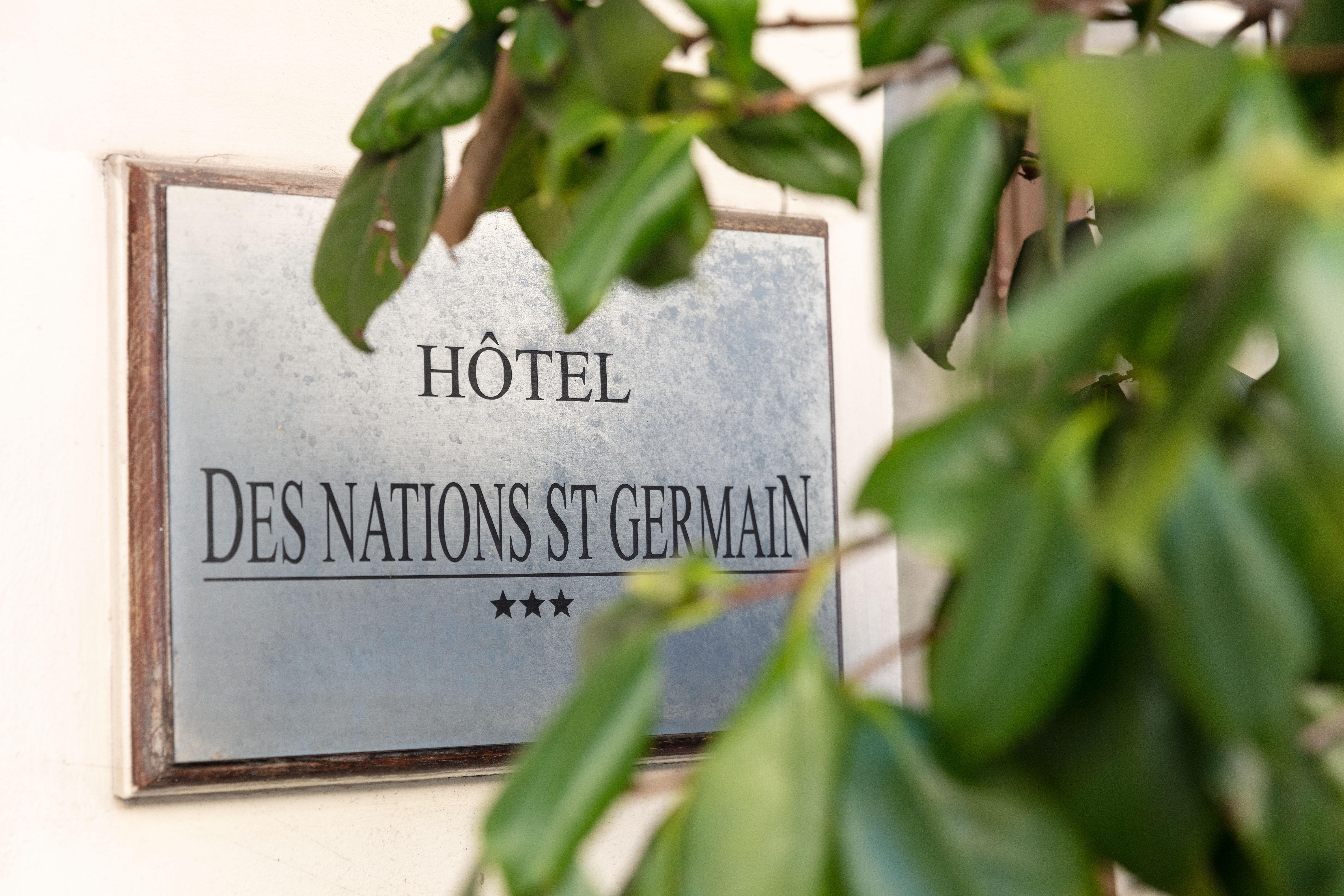 Hotel Des Nations Saint Germain Париж Екстериор снимка