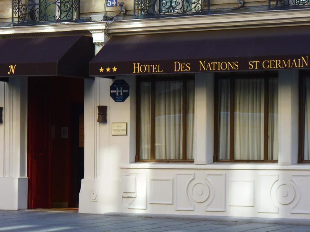 Hotel Des Nations Saint Germain Париж Интериор снимка